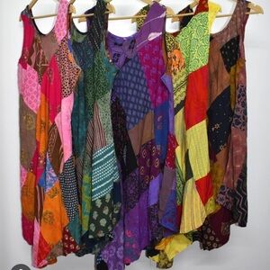 ES1–Multicolor Patchwork Dresses